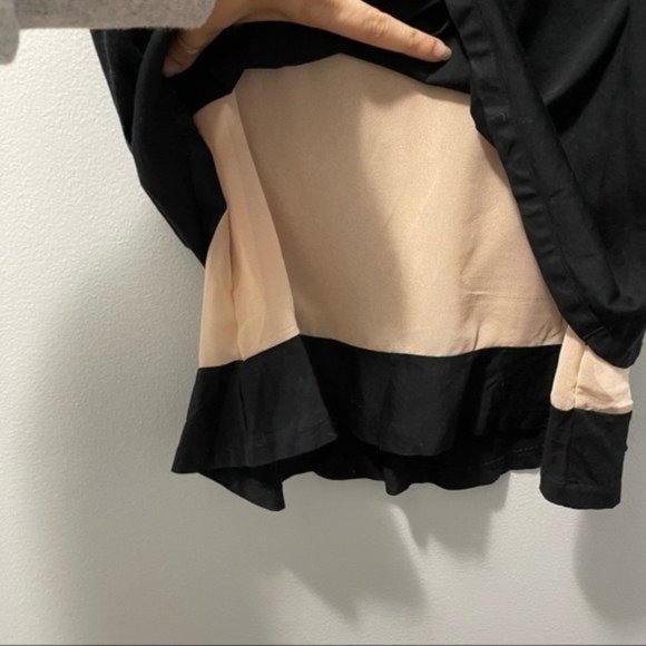 J. Crew Black Ruffle Sleeveless Tank Blouse Double Layer Flowy Chic - Picture 6 of 9